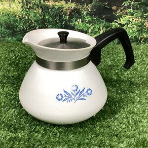 Corning Ware Cornflower Blue Teapot w/ Lid  6 Cup